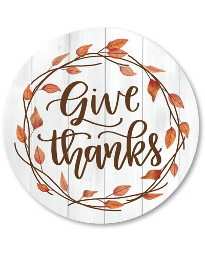 Courtside Market Circular Art Board In Multi