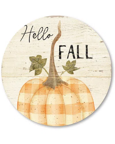 Courtside Market Circular Art Board In Multi