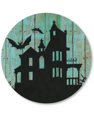 Courtside Market Circular Art Board In Blue