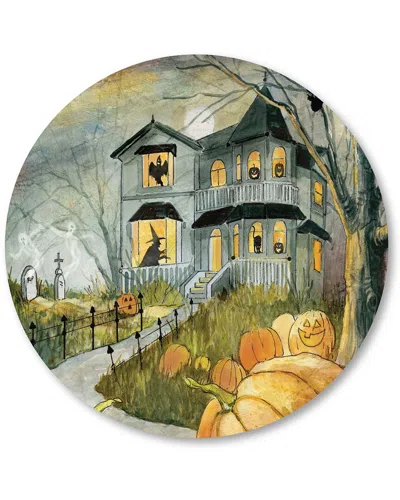 Courtside Market Circular Art Board In Multi