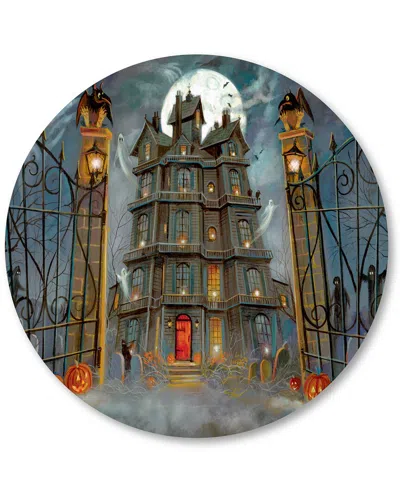 Courtside Market Circular Art Board In Multi