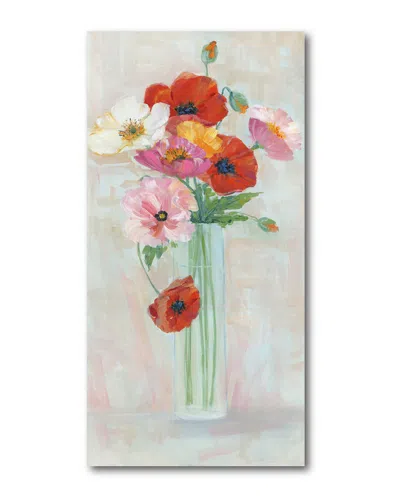 Courtside Market Confetti Poppy I Gallery-wrapped Canvas Wall Art In Pink