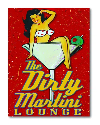 COURTSIDE MARKET COURTSIDE MARKET DIRTY MARTINI BRUNETTE CANVAS WALL ART