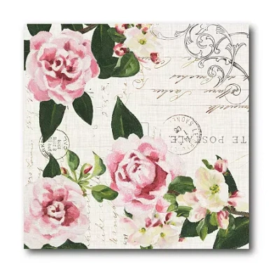 Courtside Market Ephemeral Roses Canvas Art In Multi