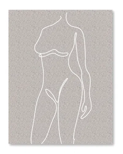 Courtside Market Graham White Figure Canvas Wall Art