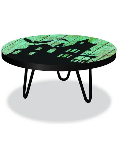 Courtside Market Halloween Collection Batty Haunted House Seasonal Table/riser In Multi