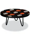 Courtside Market Halloween Collection Happy Pumpkins & Skulls Seasonal Table/riser In Multi