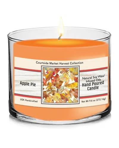 Courtside Market Harvest Collection Autumn Leaves Apple Pie Soy Wax Candle In Multi