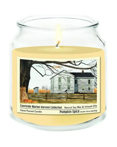 Courtside Market Harvest Collection White House Black Crow Pumpkin Spice Soy Wax Candle In Multi