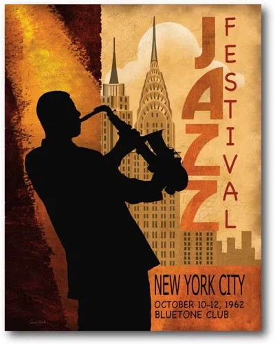 Courtside Market Jazz Ii Canvas Wall Art In Multi