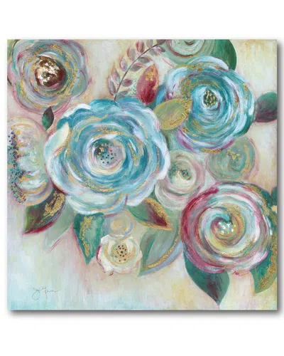Courtside Market Jeweled Roses Gallery-wrapped Canvas Wall Art In Multi