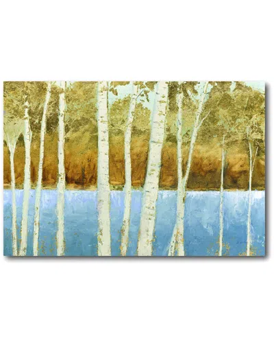 Courtside Market Lakeside Birches Canvas Wall Art In Multi