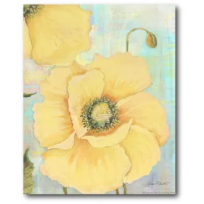 Courtside Market Large Flowers Ii Painting Print On Wrapped Canvas In Yellow