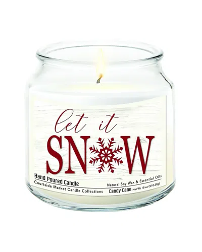Courtside Market Let It Snow Candle In Multi