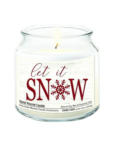 Courtside Market Let It Snow Candle In Multi