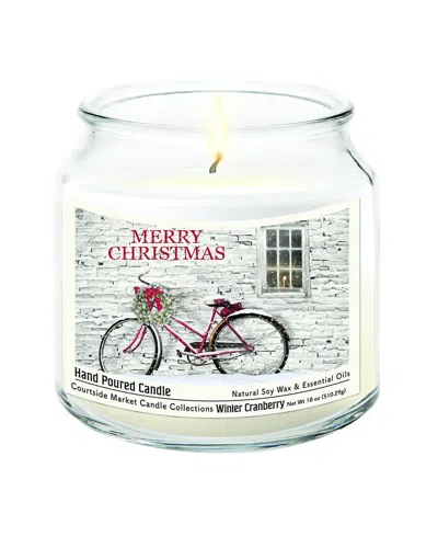 Courtside Market Merry Christmas Candle In Multi