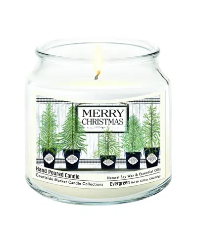 Courtside Market Merry Christmas Hand-poured Soy Wax Candle In Multi