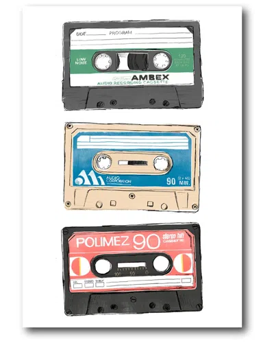Courtside Market Mix Tape Vii Canvas Wall Art In Multi