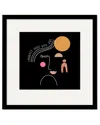 Courtside Market Mod Face 18x18in Framed Art