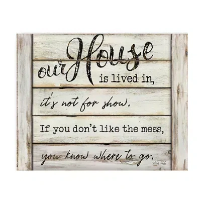 Courtside Market Our House Is Lived In Canvas Art In Multi