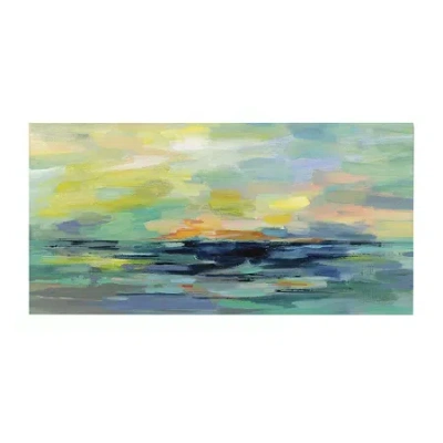 Courtside Market Pacific Beach 24x48 Canvas Art In Multi