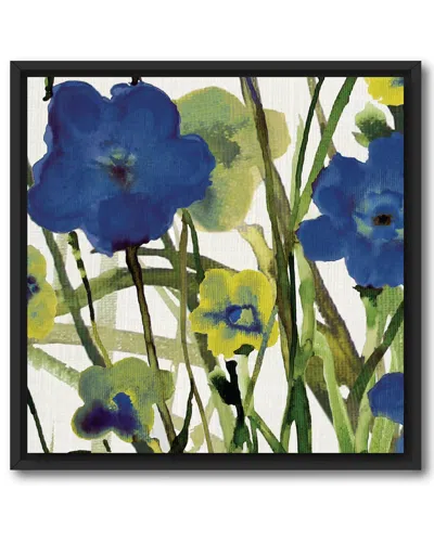 Courtside Market Picking Flowers I Gallery Framed Stretched Canvas Wall Art In Multi