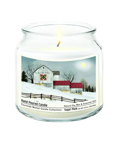 Courtside Market Quilted Barn Candle In Multi