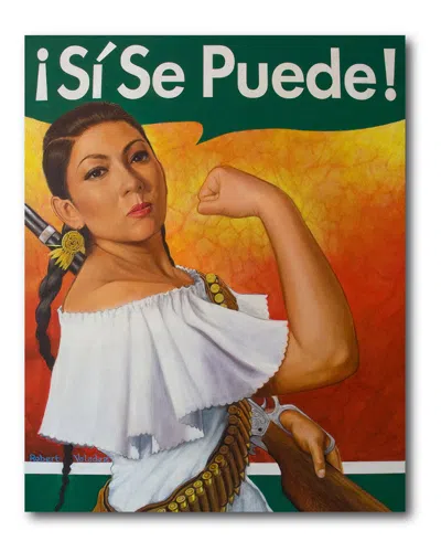 Courtside Market Rosita Si Se Puede Gallery-wrapped Canvas Wall Art In Multi