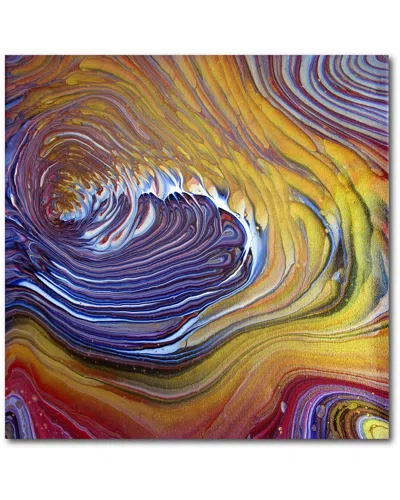Courtside Market Royalty Waves Gallery-wrapped Canvas Wall Art In Multi