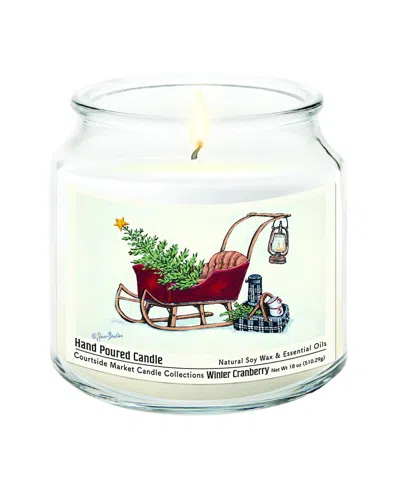Courtside Market Santa's Sleigh Candle In Multi