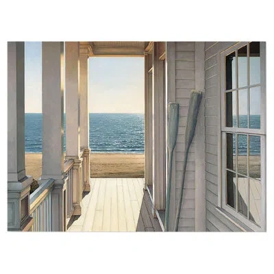 Courtside Market Serenity Wrapped Canvas Graphic Art In Blue;gray