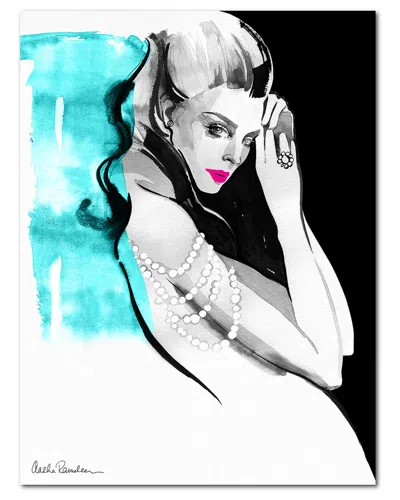 Courtside Market Shoulder Necklace Canvas Wall Art In Multi