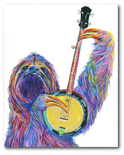 Courtside Market Slow Banjo Canvas Wall Art In Multi