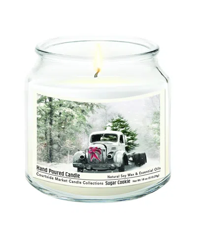 Courtside Market Snowy Christmas Truck Candle In Multi