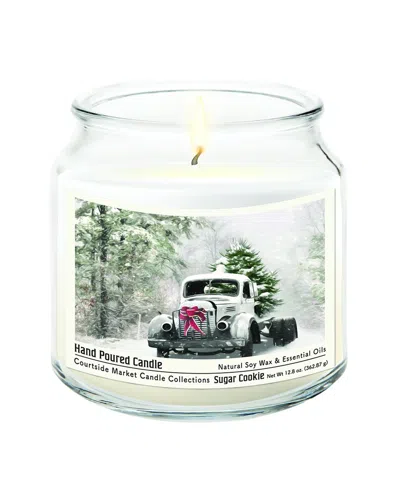 Courtside Market Snowy Christmas Truck Hand-poured Soy Wax Candle In Multi