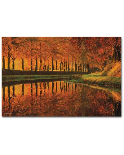 Courtside Market Splendid Autumn Gallery-wrapped Canvas Wall Art In Multi