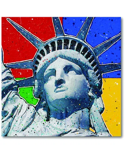 Courtside Market Statue Of Liberty Canvas Wall Art