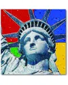 Courtside Market Statue Of Liberty Canvas Wall Art