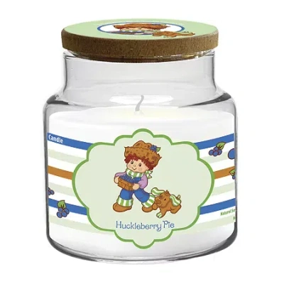 Courtside Market Strawberry Shortcake 18 oz Huckleberry Pie Striped Scented Jar Candle In Multi