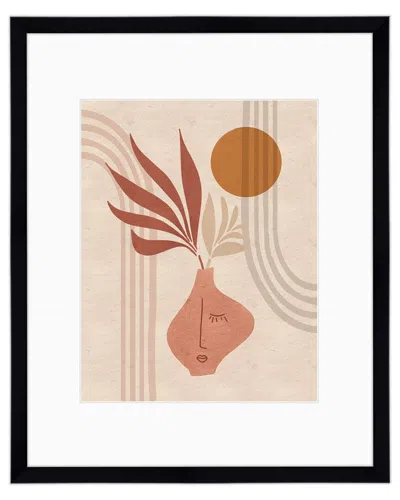 Courtside Market Terracotta Vase 16x20in Framed Art
