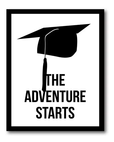 Courtside Market The Adventure Starts Gallery-wrapped Canvas Wall Art In Multi