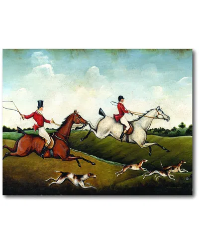 Courtside Market The Hunt Crop Canvas Wall Art In Multi