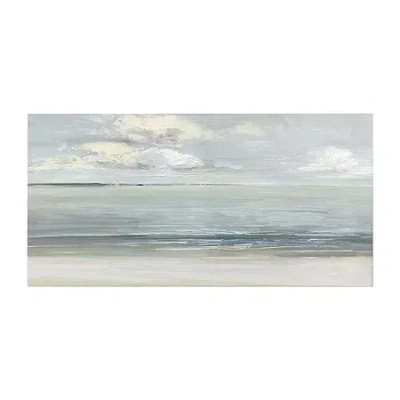 Courtside Market The Sea 24x48 Canvas Art In Multi