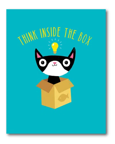 Courtside Market Think Outside The Box Gallery-wrapped Canvas Wall Art In Multi