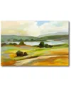 Courtside Market Tranquil Landscape Canvas Wall Art
