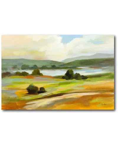 Courtside Market Tranquil Landscape Canvas Wall Art