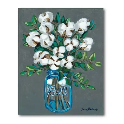 Courtside Market Vintage Blues With Cotton Canvas Art In Multi