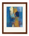 Courtside Market Wall Decor Abstract Blue & Tan Gallery Collection Framed Art