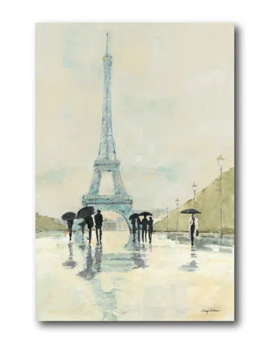 Courtside Market Wall Decor Blue Eiffel Artwork In Multicolor