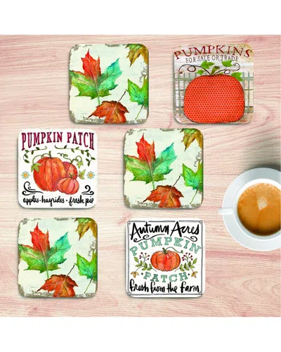 Courtside Market Wall Decor Courtside Market 6pc Ceramic Coaster Set In Multi